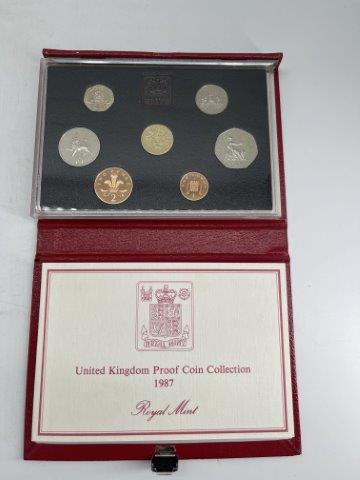 1987 UNITED KINGDOM  PROOF SET (1 of 1)