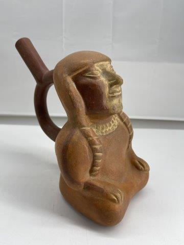 MOCHE HUMAN EFFIGY  INDIAN ARTIFACT ARROWHEAD (1 of 5)