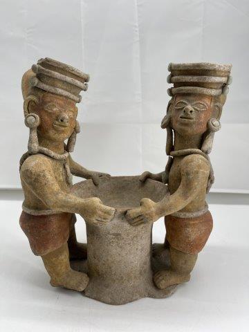 2 HUMAN CEREMONIAL BOWL  INDIAN ARTIFACT ARROWHEAD (1 of 6)