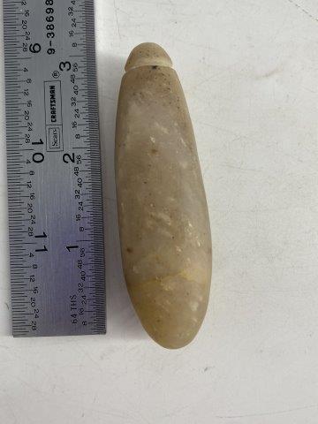 QUARTZ PLUMMET  INDIAN ARTIFACT ARROWHEAD (1 of 4)