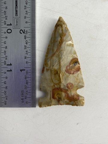 GRAHAM CAVE  INDIAN ARTIFACT ARROWHEAD (1 of 3)