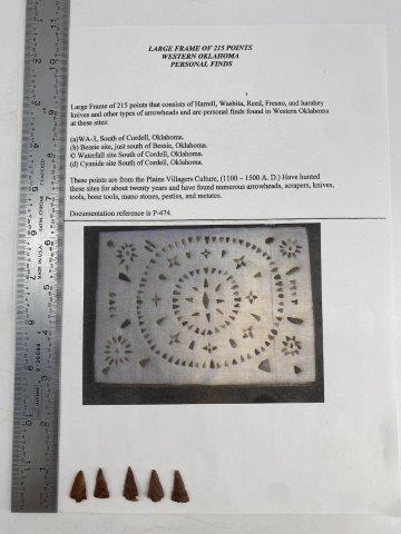 5 WESTERN OKLAHOMA PERSONAL FINDS  INDIAN ARTIFACT ARROWHEAD (1 of 3)