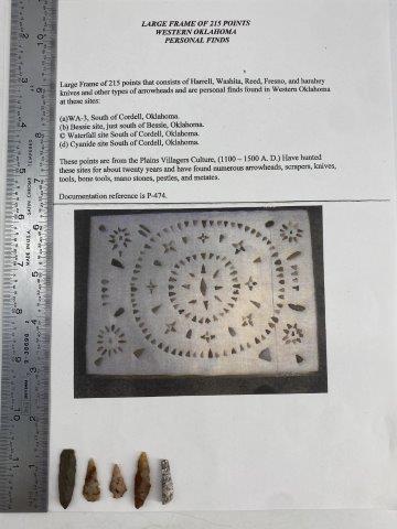 5 WESTERN OKLAHOMA PERSONAL FINDS  INDIAN ARTIFACT ARROWHEAD (1 of 3)