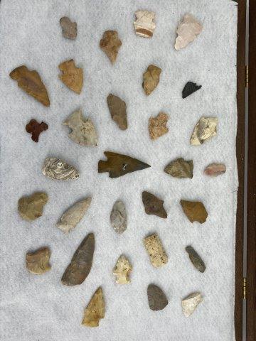 30 OKLAHOMA POINTS  INDIAN ARTIFACT ARROWHEAD (1 of 1)