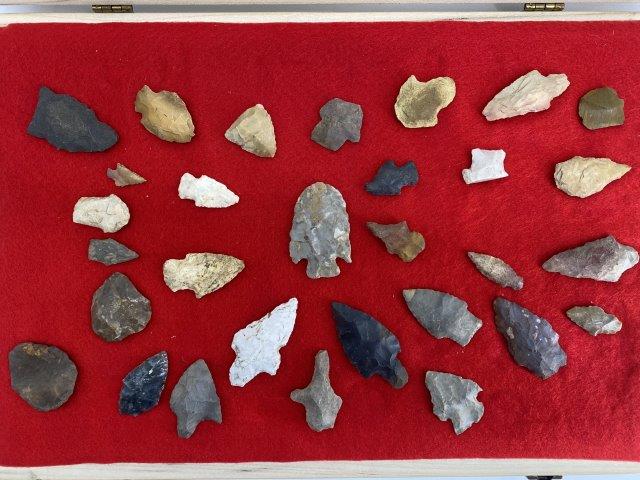 30 OKLAHOMA POINTS  INDIAN ARTIFACT ARROWHEAD (1 of 1)