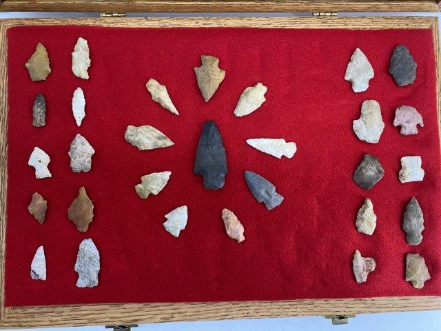 30 OKLAHOMA POINTS  INDIAN ARTIFACT ARROWHEAD (1 of 1)