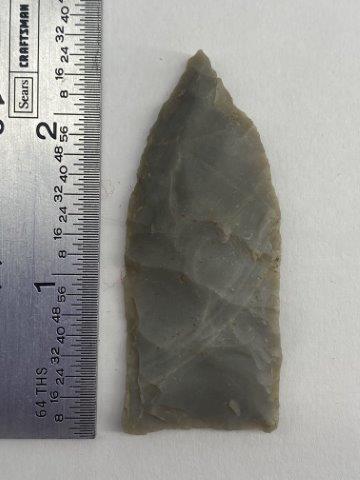 PLAINVIEW     INDIAN ARTIFACT ARROWHEAD (1 of 3)