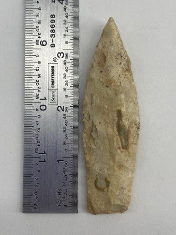AGATE BASIN INDIAN ARTIFACT ARROWHEAD: THIS ARROWHEAD IS 3 & 3/4 INCHES LONG. IT IS FROM TEXAS. EX- BARBARA HEROD COLLECTION. ALL ITEMS HAVE BEEN VIEWED BY SAM JOHNSON, ALL ITEMS ARE AUTHENTIC & HE WILL PAPER EACH PIECE FOR $25 EXTRA. YOU 
