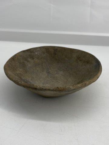 Mississippian Bowl: This Mississippian Bowl is from the late Dub Lyerly collection. It appears solid with normal use wear and is very well made. It is 2 inches tall by 6 inches wide. All items have been examined by Sam J