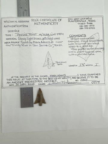 Perdiz Arrowpoint with COA (1 of 5)