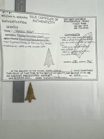 Perdiz Arrowpoint with COA (1 of 5)