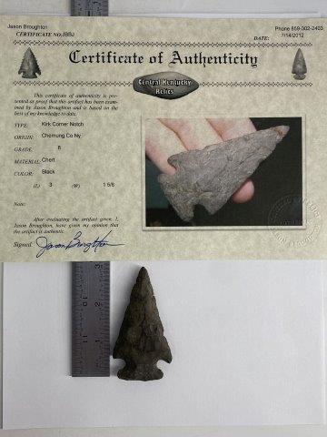 KIRK CORNER NOTCH  WITH COA (1 of 5)