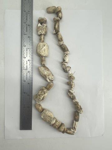SHELL BEAD NECKLACE   INDIAN ARTIFACT ARROWHEAD (1 of 1)