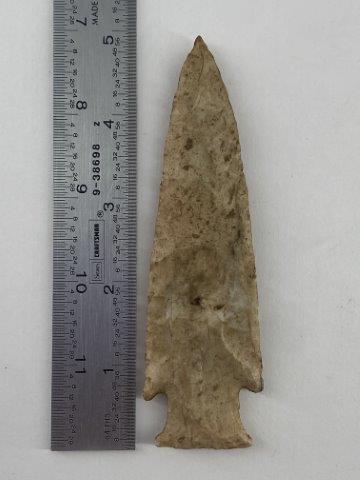 Knobbed Hardin          Indian Artifact Arrowhead (1 of 3)