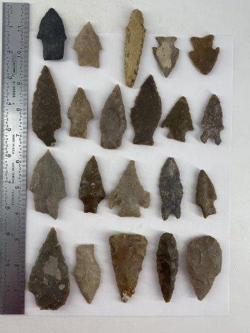 21 Texas Arrowheads          Indian Artifact Arrowhead (1 of 3)