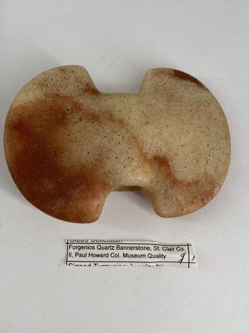 Museum Quality Quartz Bannerstone          Indian Artifact Arrowhead (1 of 4)