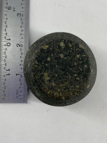Discoidal Indian Artifact Arrowhead: This is 2 inches long. Each & every piece in this auction comes from the late Richard Lienau collection from Lebanon, Illinois. KEY WORDS: NATIVE AMERICAN INDIAN ARTIFACT ARTIFACTS ARROWHEAD ARROWHEAD