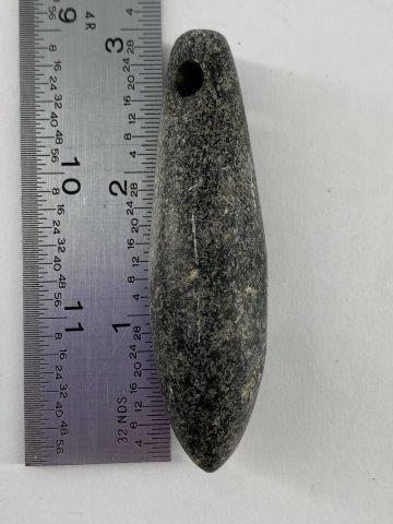 Drilled Plummet            Indian Artifact Arrowhead (1 of 4)