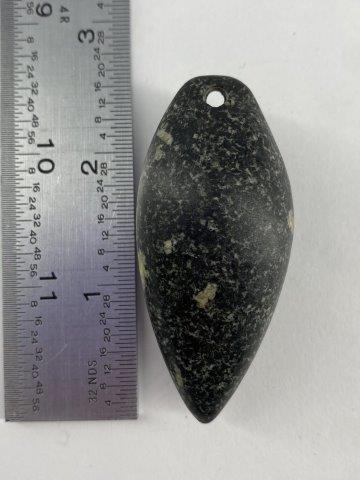 Drilled Plummet            Indian Artifact Arrowhead (1 of 4)