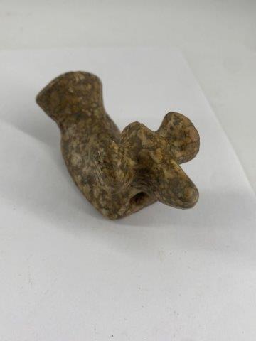 Birdstone Indian Artifact Arrowhead: This is 3&1/2 inches long. Each & every piece in this auction comes from the late Richard Lienau collection from Lebanon, Illinois. KEY WORDS: NATIVE AMERICAN INDIAN ARTIFACT ARTIFACTS ARROWHEAD ARROW