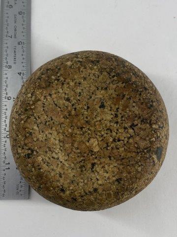 Discoidal Indian Artifact Arrowhead: This is 4 inches long. Each & every piece in this auction comes from the late Richard Lienau collection from Lebanon, Illinois. KEY WORDS: NATIVE AMERICAN INDIAN ARTIFACT ARTIFACTS ARROWHEAD ARROWHEAD