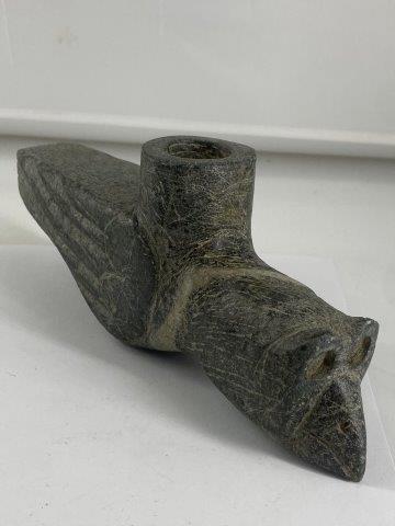 Hawk Effigy Pipe          Indian Artifact Arrowhead (1 of 6)