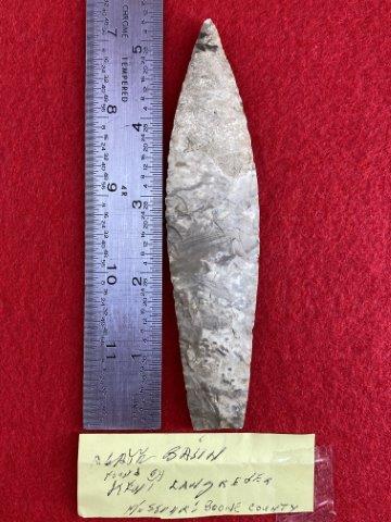 Agate Basin      Indian Artifact Arrowhead (1 of 4)