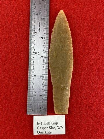 Plastic Cast of Arrowhead: Made of Plastic. KEY WORDS: NATIVE AMERICAN INDIAN ARTIFACT ARTIFACTS ARROWHEAD ARROWHEADS MISSISSIPPIAN QUAPAW CADDO POTTERY COINS