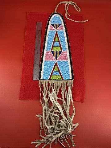 Beaded Tomahawk Drop      Indian Artifact Arrowhead (1 of 7)