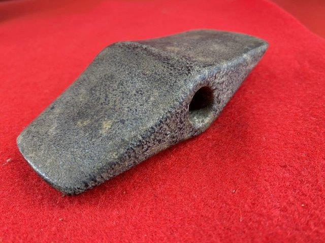 Bannerstone Indian Artifact Arrowhead: This is 4&3/4 inches long. Each & every piece in this auction comes from the late Richard Lienau collection from Lebanon, Illinois. KEY WORDS: NATIVE AMERICAN INDIAN ARTIFACT ARTIFACTS ARROWHEAD ARROW