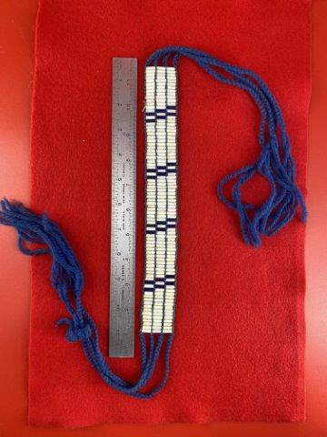 Beaded Head Band     Indian Artifact Arrowhead (1 of 2)