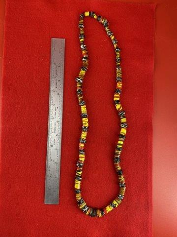 Trade Beads Indian Artifact Arrowhead: KEY WORDS: NATIVE AMERICAN INDIAN ARTIFACT ARTIFACTS ARROWHEAD ARROWHEADS MISSISSIPPIAN QUAPAW CADDO POTTERY COINS