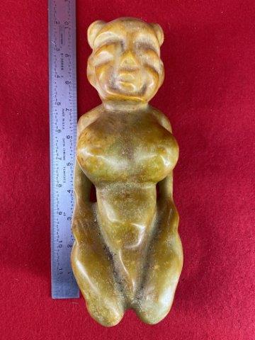 Human Effigy Statue     Indian Artifact Arrowhead (1 of 5)