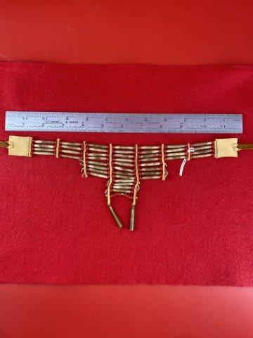 Bone Choker Indian Artifact Arrowhead: KEY WORDS: NATIVE AMERICAN INDIAN ARTIFACT ARTIFACTS ARROWHEAD ARROWHEADS MISSISSIPPIAN QUAPAW CADDO POTTERY COINS