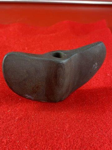 Bannerstone Indian Artifact Arrowhead: This is 4&1/4 inches long. It is from Missouri. KEY WORDS: NATIVE AMERICAN INDIAN ARTIFACT ARTIFACTS ARROWHEAD ARROWHEADS MISSISSIPPIAN QUAPAW CADDO POTTERY COINS