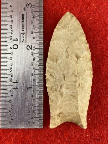 Clovis     Indian Artifact Arrowhead (1 of 3)
