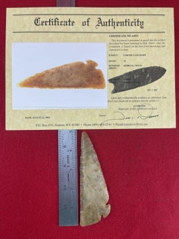 Cornertang Knife with Tom Davis COA  G10 (1 of 9)