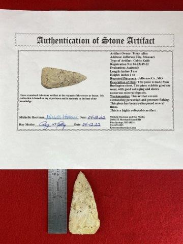 Cobbs Knife     with COA (1 of 5)