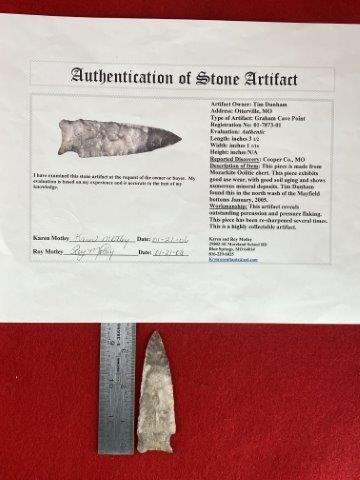 Graham Cave     with COA (1 of 5)