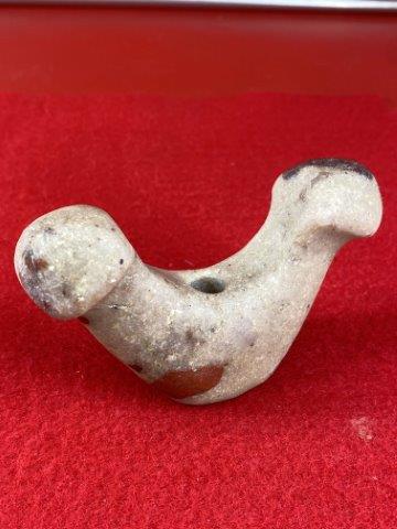 Bannerstone Indian Artifact Arrowhead: This is 4&1/4 inches long. It is from Missouri. KEY WORDS: NATIVE AMERICAN INDIAN ARTIFACT ARTIFACTS ARROWHEAD ARROWHEADS MISSISSIPPIAN QUAPAW CADDO POTTERY COINS