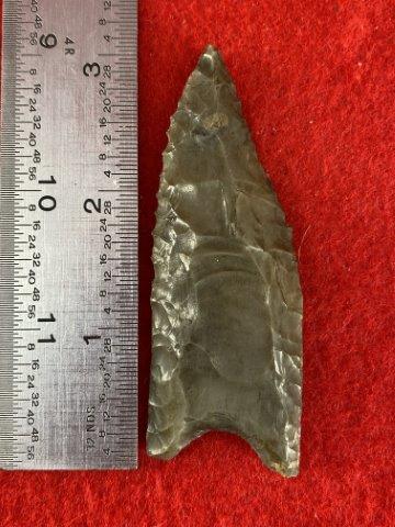 Clovis    Indian Artifact Arrowhead (1 of 3)