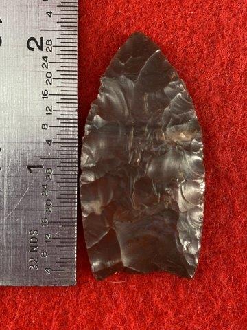 Clovis    Indian Artifact Arrowhead (1 of 3)