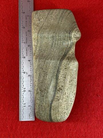 Grooved Axe with finger dimples    Indian Artifact Arrowhead (1 of 8)