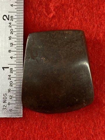 Minature Celt Indian Artifact Arrowhead: It is 1&1/2 inches long. This artifact is from the Arkansas River Valley Indian Arts Museum in Pine Bluff Arkansas. KEY WORDS: NATIVE AMERICAN INDIAN ARTIFACT ARTIFACTS ARROWHEAD ARROWHEADS MISSISSIPP