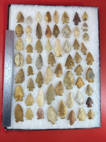 Large Group of Extra Nice Arkansas Arrowheads     Indian Artifact Arrowhead (1 of 5)