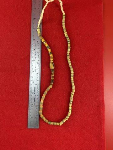 Trade Beads Indian Artifact Arrowhead: Please see picture for measurment. This artifact is from a Northern Illinois Collection. KEY WORDS: NATIVE AMERICAN INDIAN ARTIFACT ARTIFACTS ARROWHEAD ARROWHEADS MISSISSIPPIAN QUAPAW CADDO POTTERY CO