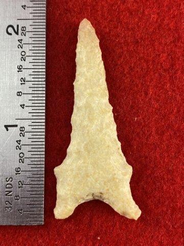 Dalton Indian Artifact Arrowhead: Please see picture for measurment. This artifact is from a Northern Illinois Collection. KEY WORDS: NATIVE AMERICAN INDIAN ARTIFACT ARTIFACTS ARROWHEAD ARROWHEADS MISSISSIPPIAN QUAPAW CADDO POTTERY CO