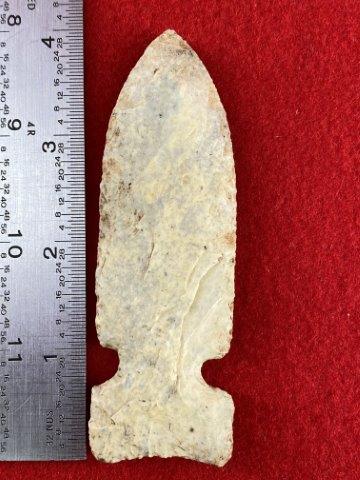 Graham Cave Indian Artifact Arrowhead: Please see picture for measurment. This artifact is from a Northern Illinois Collection. KEY WORDS: NATIVE AMERICAN INDIAN ARTIFACT ARTIFACTS ARROWHEAD ARROWHEADS MISSISSIPPIAN QUAPAW CADDO POTTERY CO
