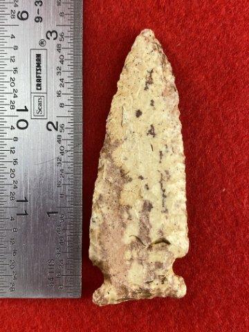Graham Cave Indian Artifact Arrowhead: This artifact is from the Arkansas River Valley Indian Arts Museum in Pine Bluff Arkansas. KEY WORDS: NATIVE AMERICAN INDIAN ARTIFACT ARTIFACTS ARROWHEAD ARROWHEADS MISSISSIPPIAN QUAPAW CADDO POTTERY 