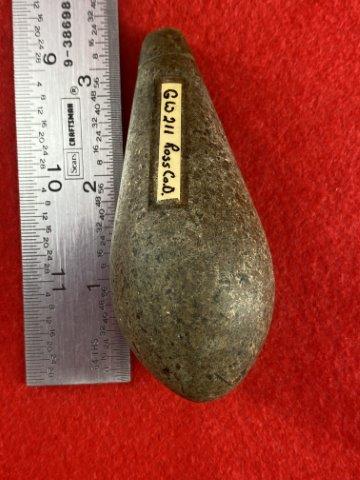 Plummet Indian Artifact Arrowhead (1 of 3)